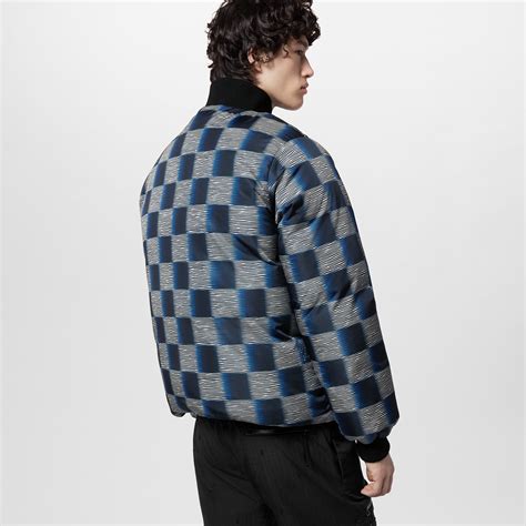 louis vuitton graphite damier reversible down jacket|Louis Vuitton Damier Reversible Down Blouson .